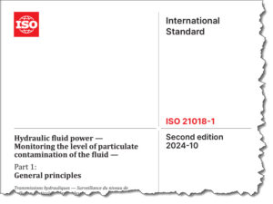 ISO 21018-1 Hydraulic Fluid Particulate Contamination