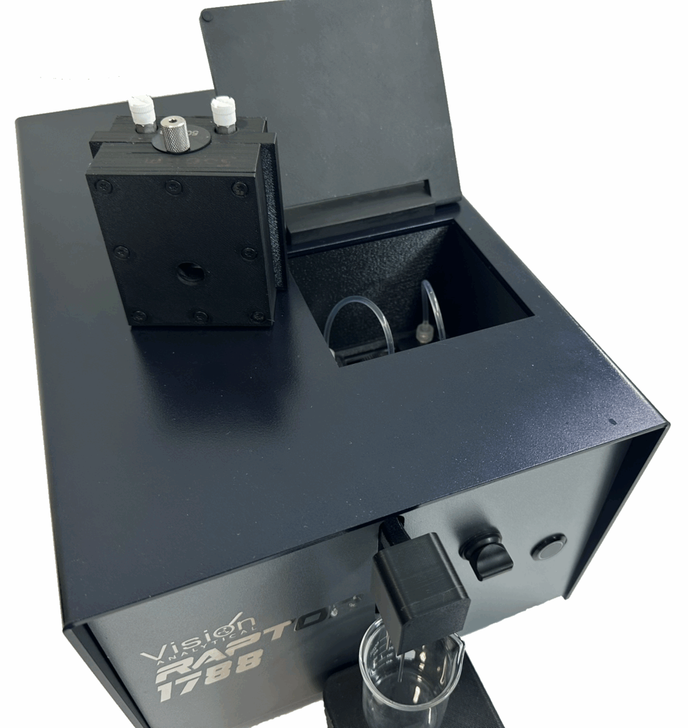 Raptor 1788 for USP 1788.3 compliance Raptor 1788 particle contamination monitoring for subvisible particles