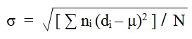 Standard Deviation