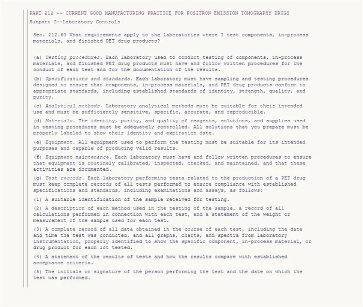 Documentation compliance for Data Integrity for Particle Size Equipment