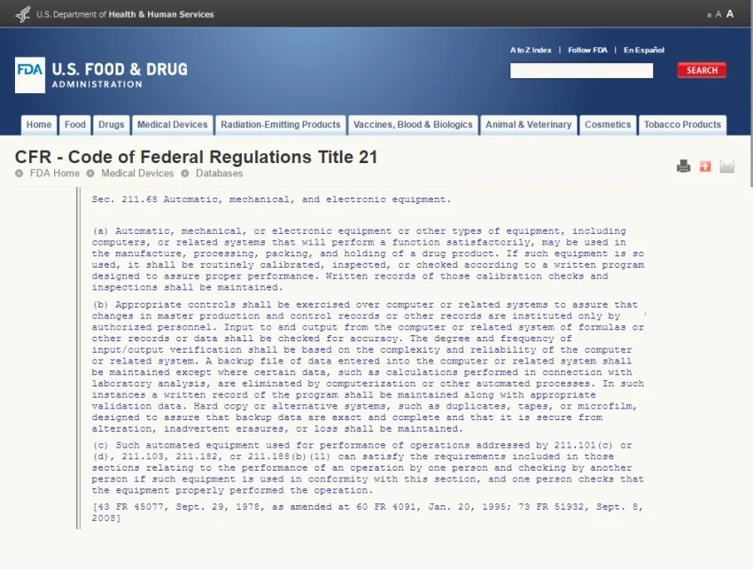 FDA Data Integrity for Particle Analysis