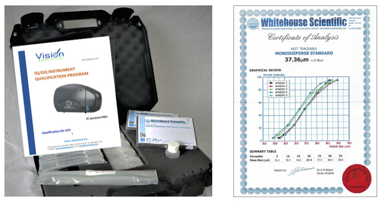 Data Integrity program for the vision analytical particle size and shape products