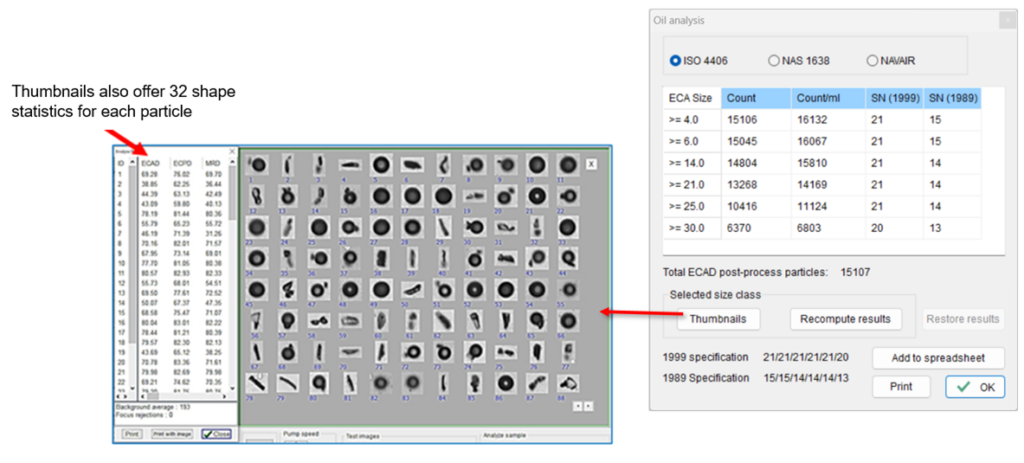 oil in water using dynamic image analysis